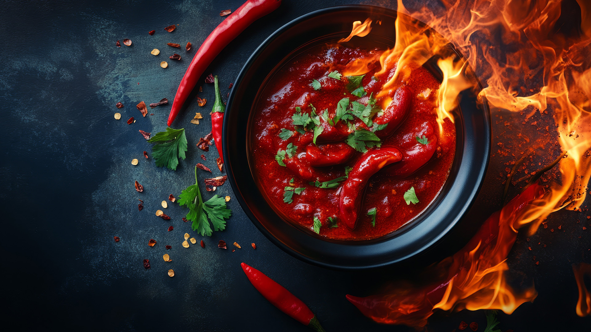 peppers on fiire